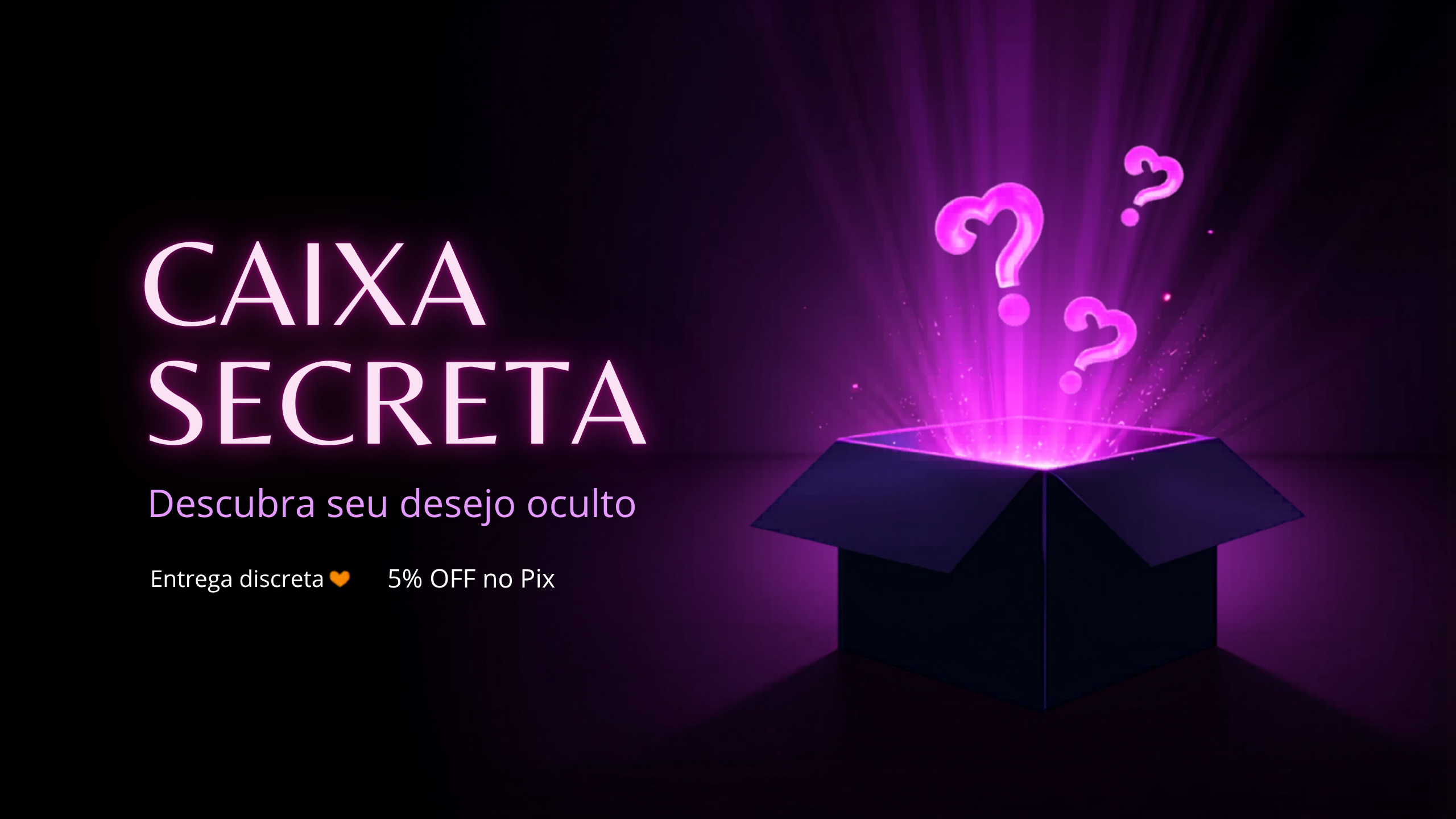 Caixa Secreta - Descubra seu desejo oculto